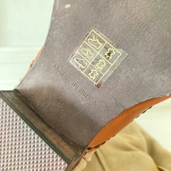 NWOT Free People Sterling Tan Suede Knee High Western Boots Sz 36 - Picture 11 of 11